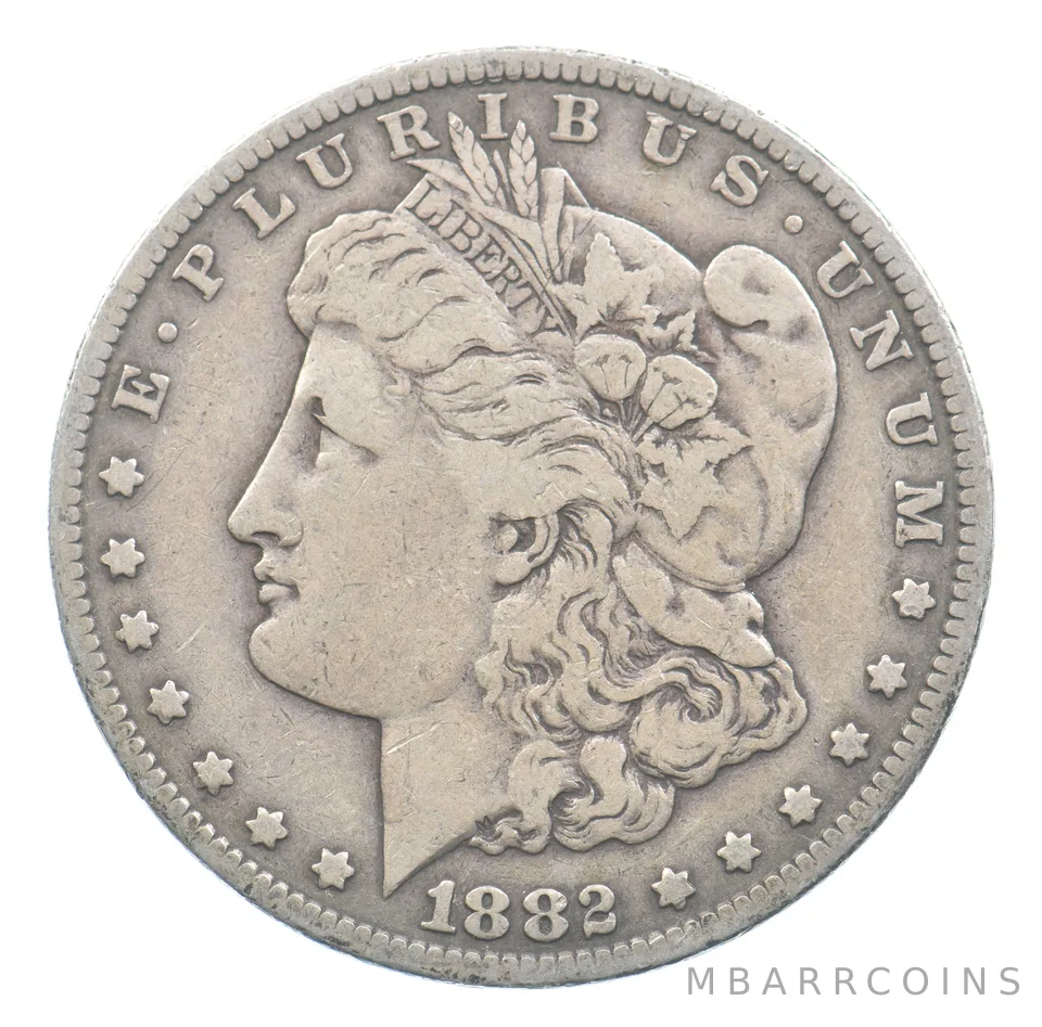 1882-CC Morgan Silver Dollar *9153