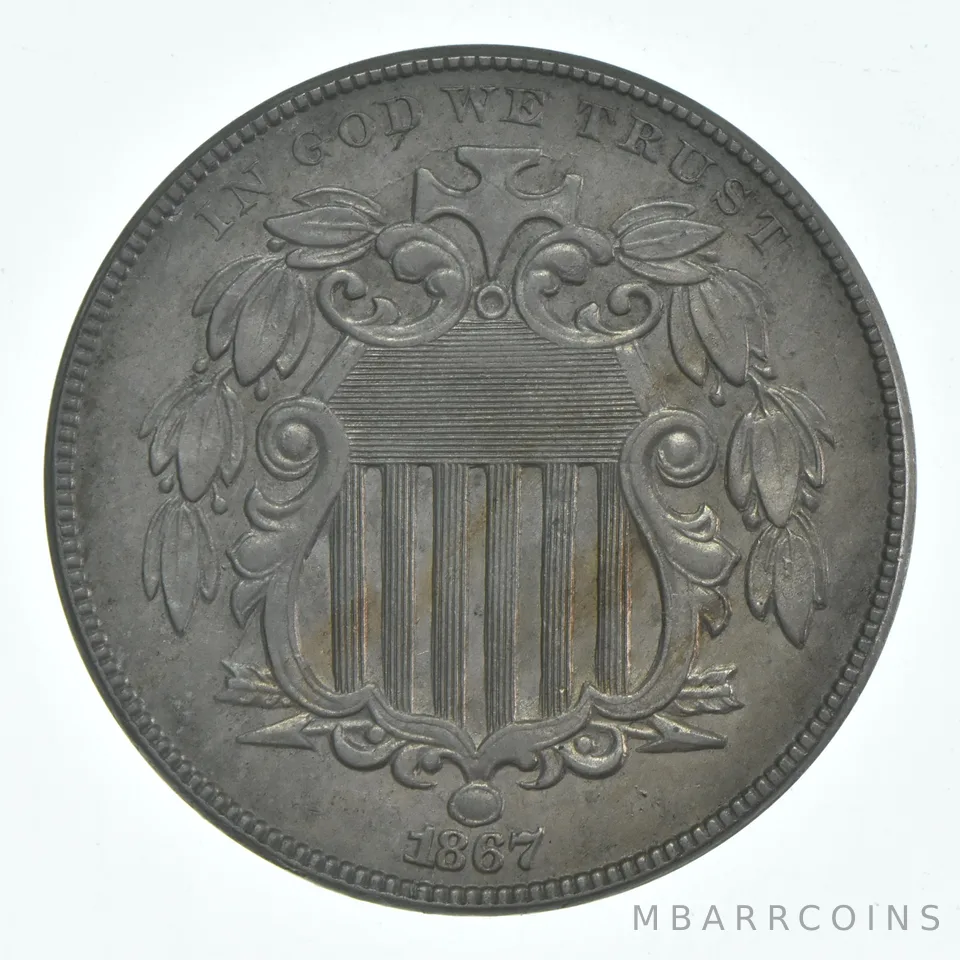 1867 Shield Nickel *6141