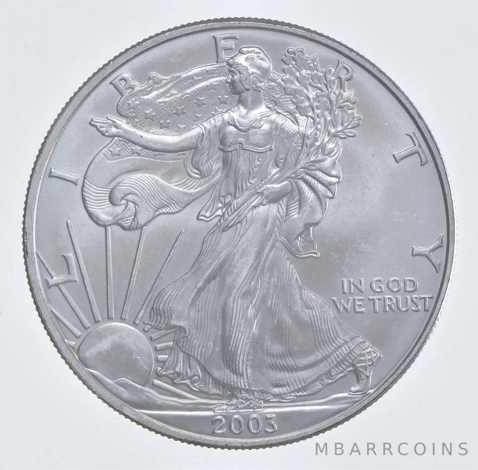 Better Date 2003 American Silver Eagle 1 Troy Oz .999 Fine Silver *402