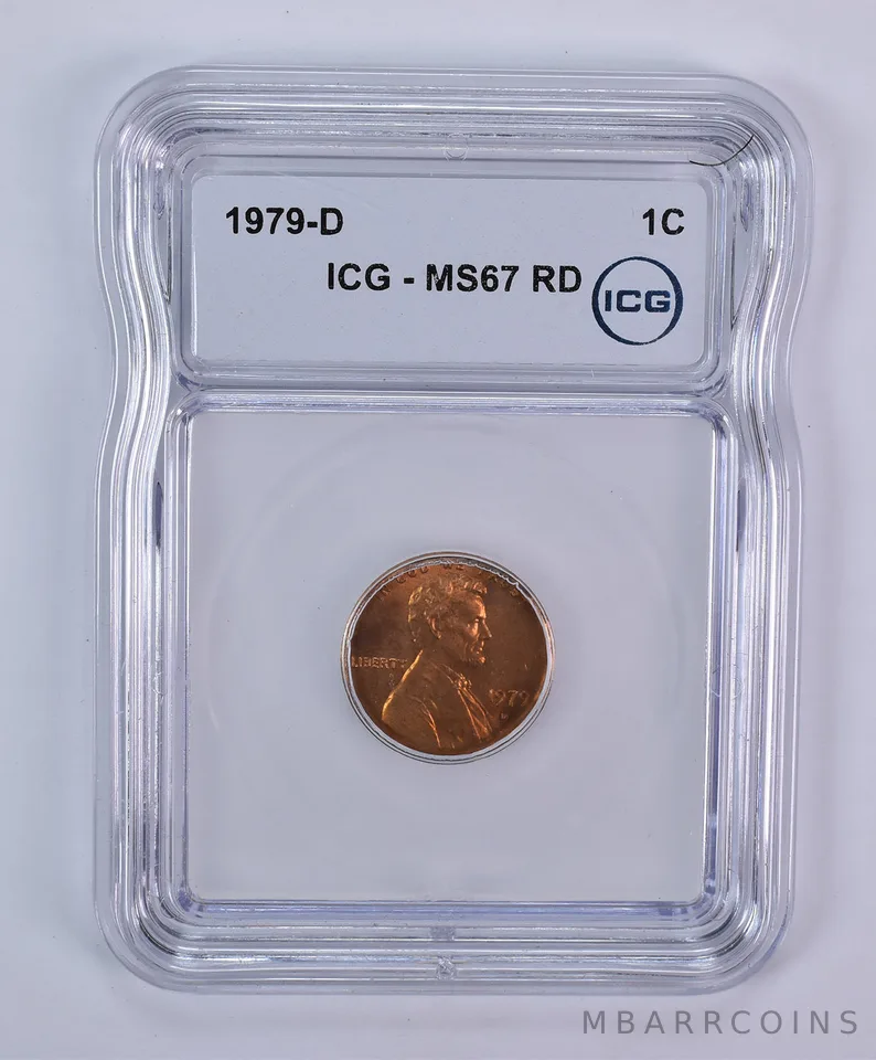 1979-D Lincoln Memorial Cent MS67 RD ICG