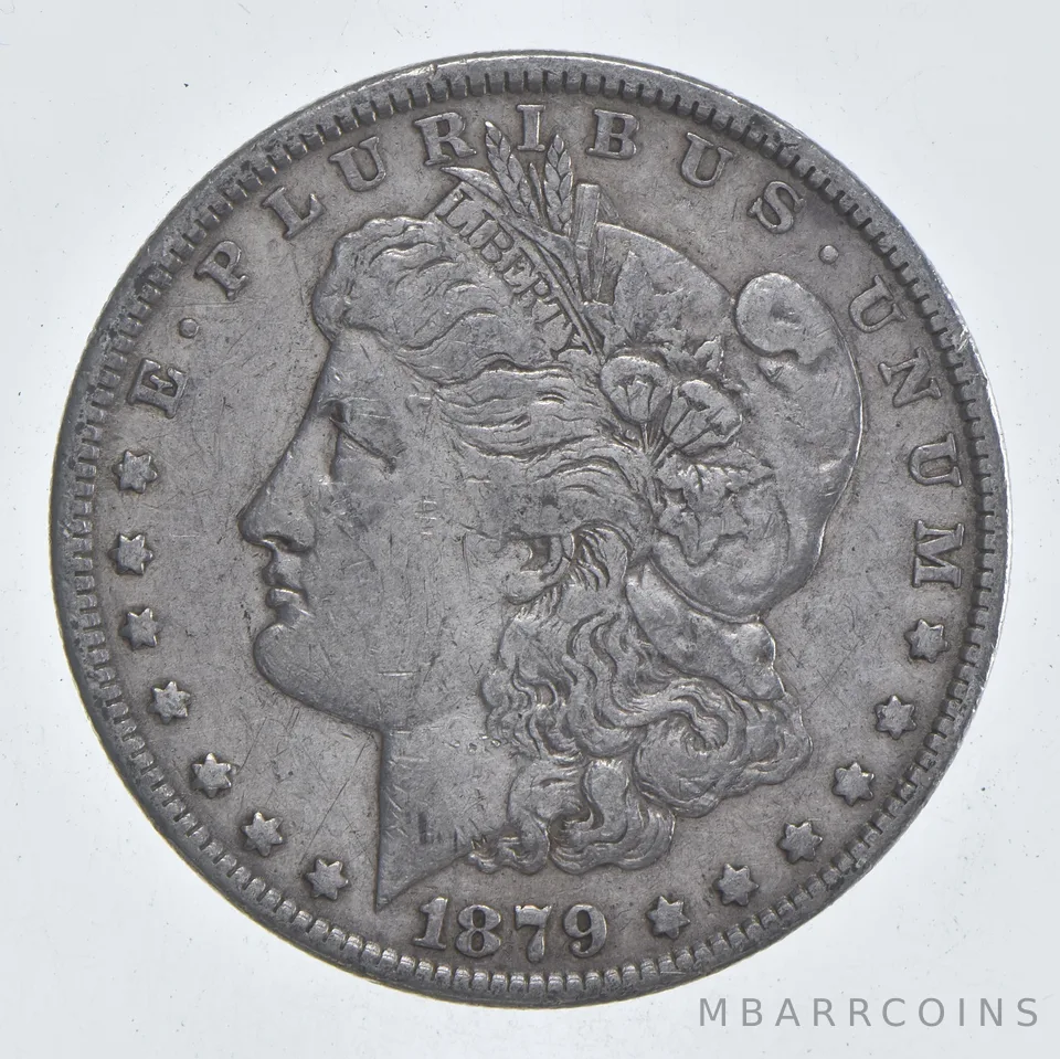 Early - 1879 Morgan Silver Dollar - 90% US Coin *857