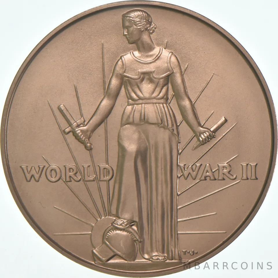 World War II 50th Anniversary Victory Medal WWII US Mint