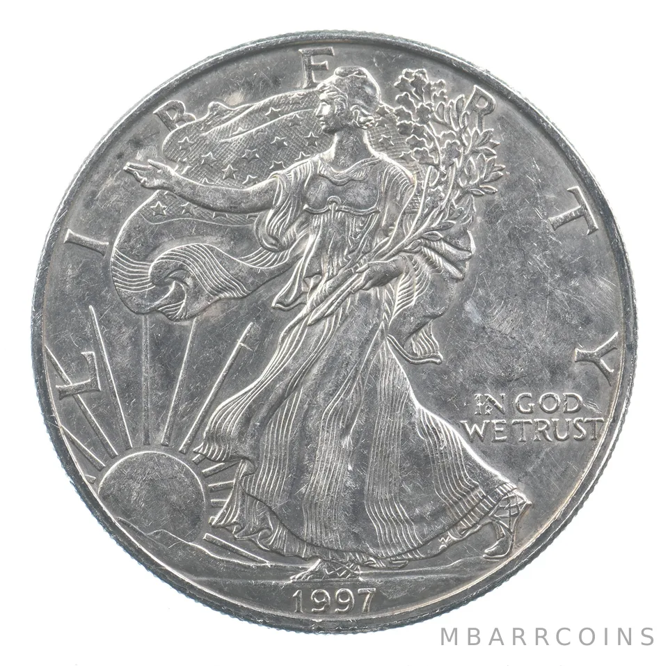 Better Date 1997 American Silver Eagle 1 Troy Oz .999 Fine Silver *888