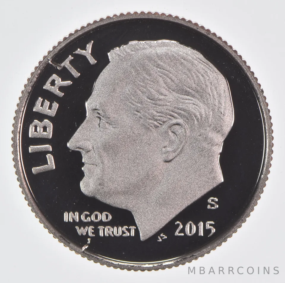2015-S Roosevelt Dime CLAD Proof