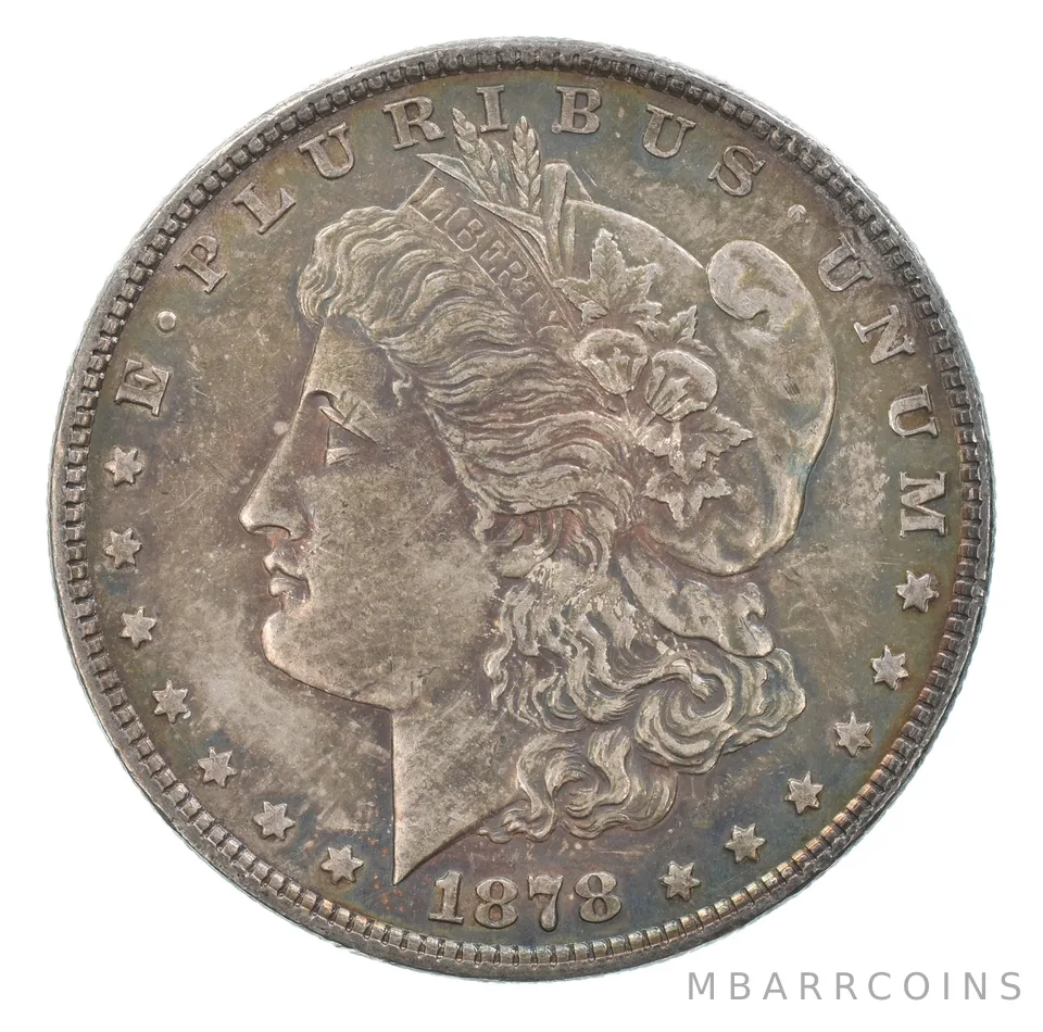 1878 8TF Morgan Silver Dollar Beautiful Tone *1773