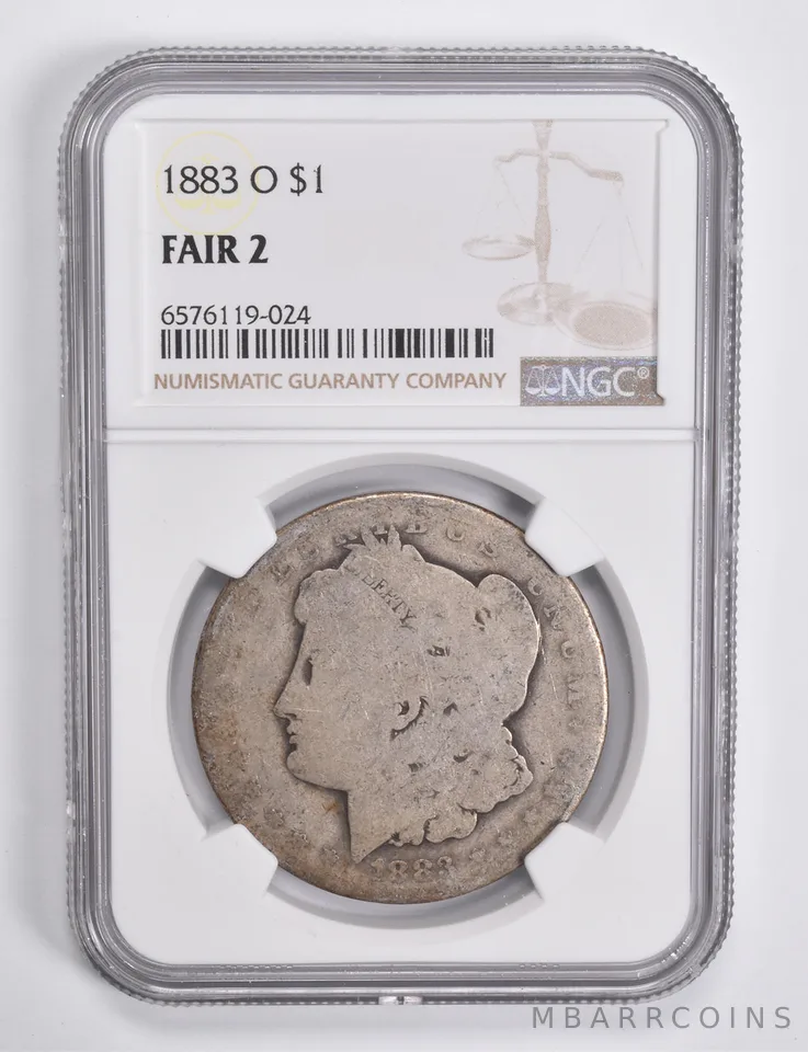 FAIR 2 1883-O Morgan Silver Dollar NGC Lowball Low Ball a4638