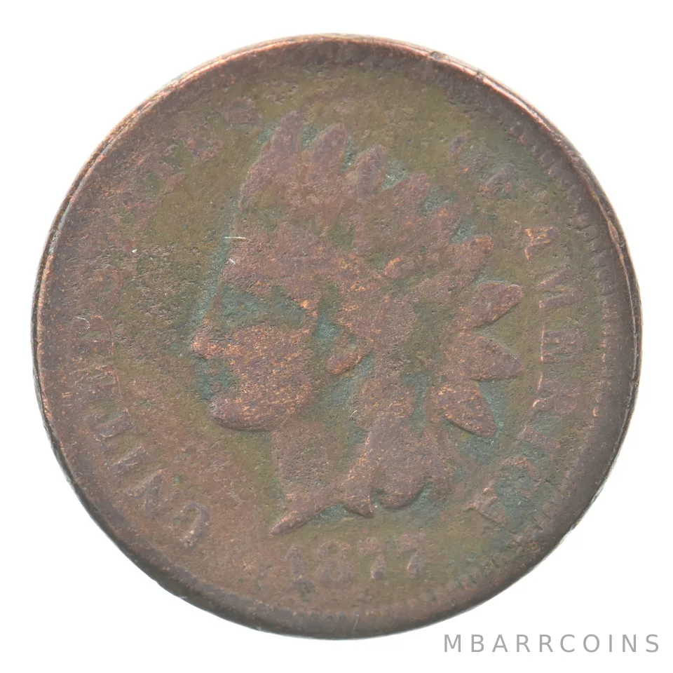 1877 Indian Head Cent Beautiful Tone a0695