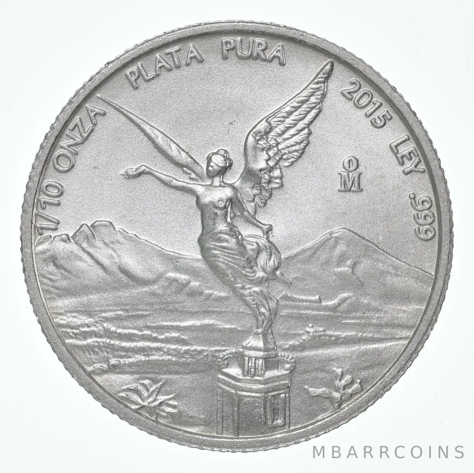 2015 Mo Mexico 1/10 Onza Silver Libertad
