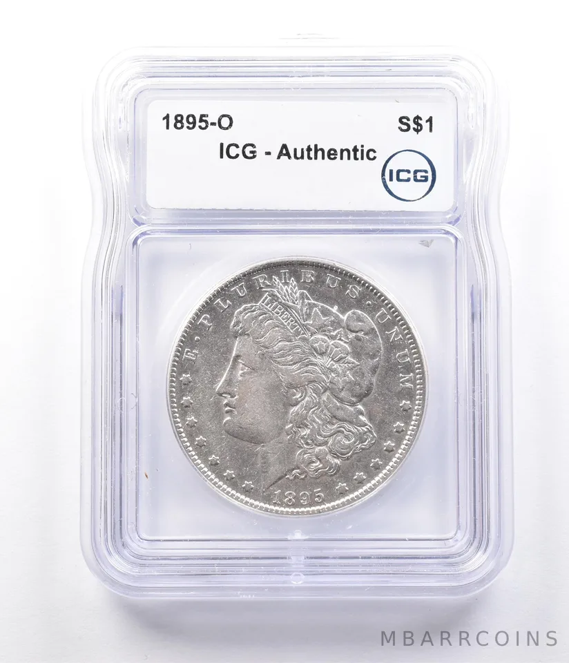 1895-O Morgan Silver Dollar Authentic ICG *2898