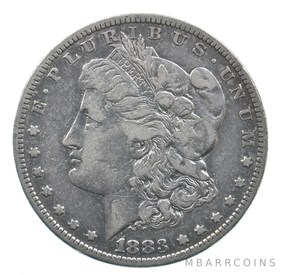 Early - 1883-S Morgan Silver Dollar - 90% US Coin *972