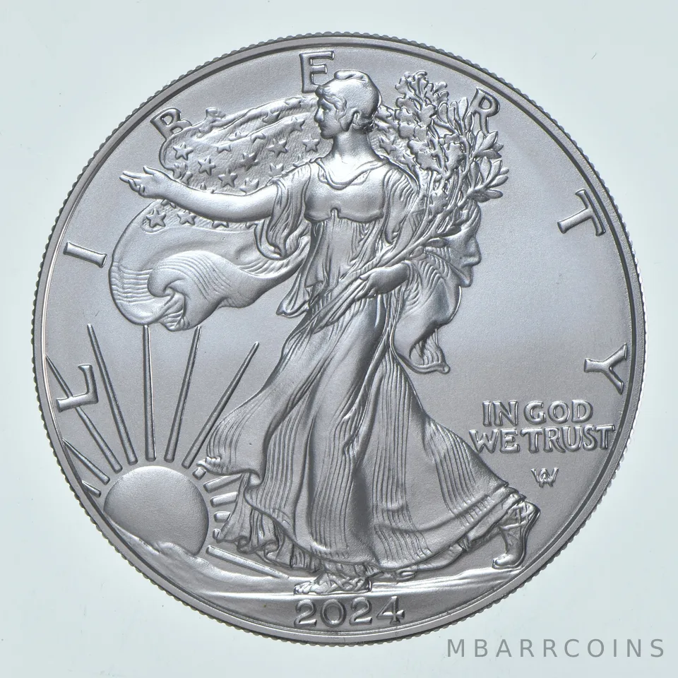 2024-W Burnished Silver Eagle