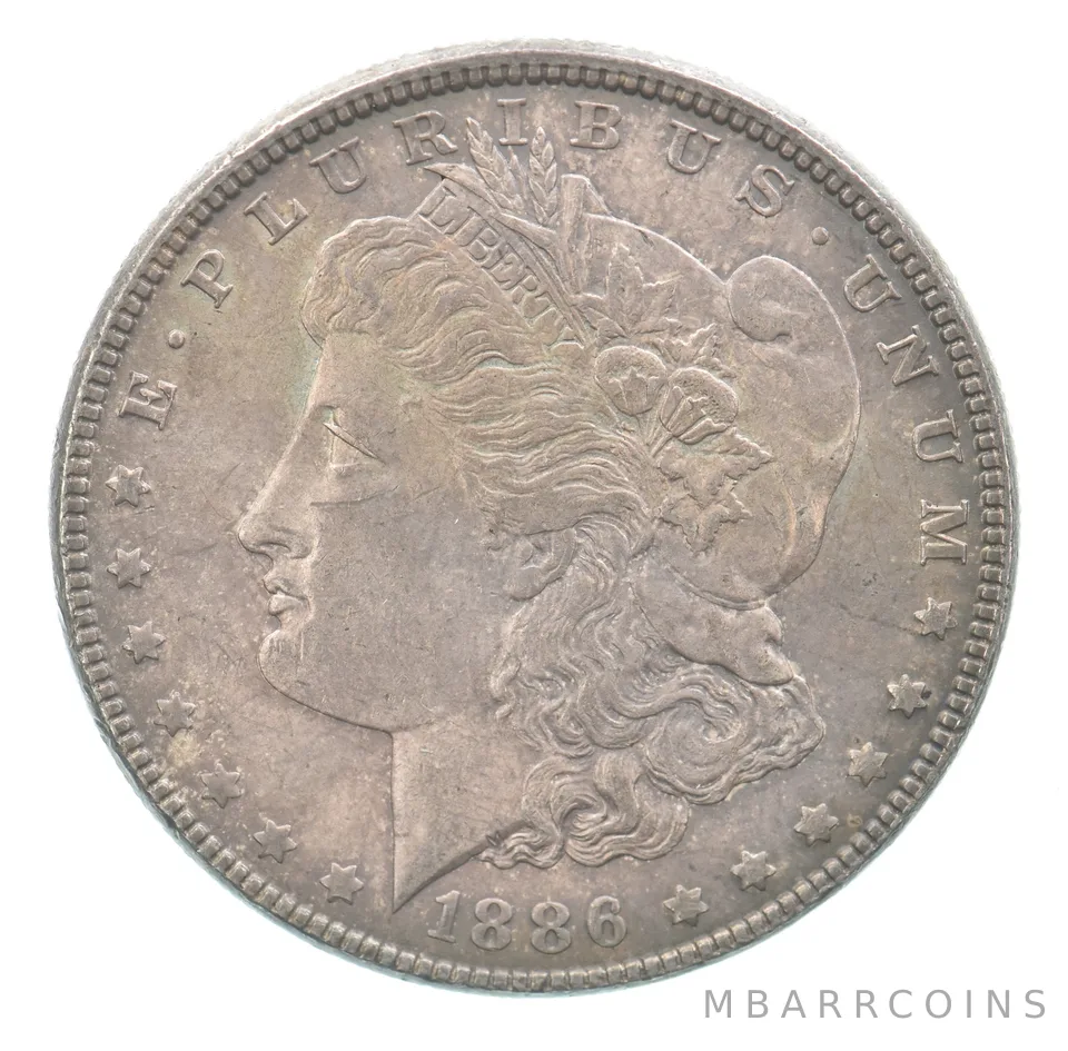 1886 Morgan Silver Dollar Beautiful Tone *7586