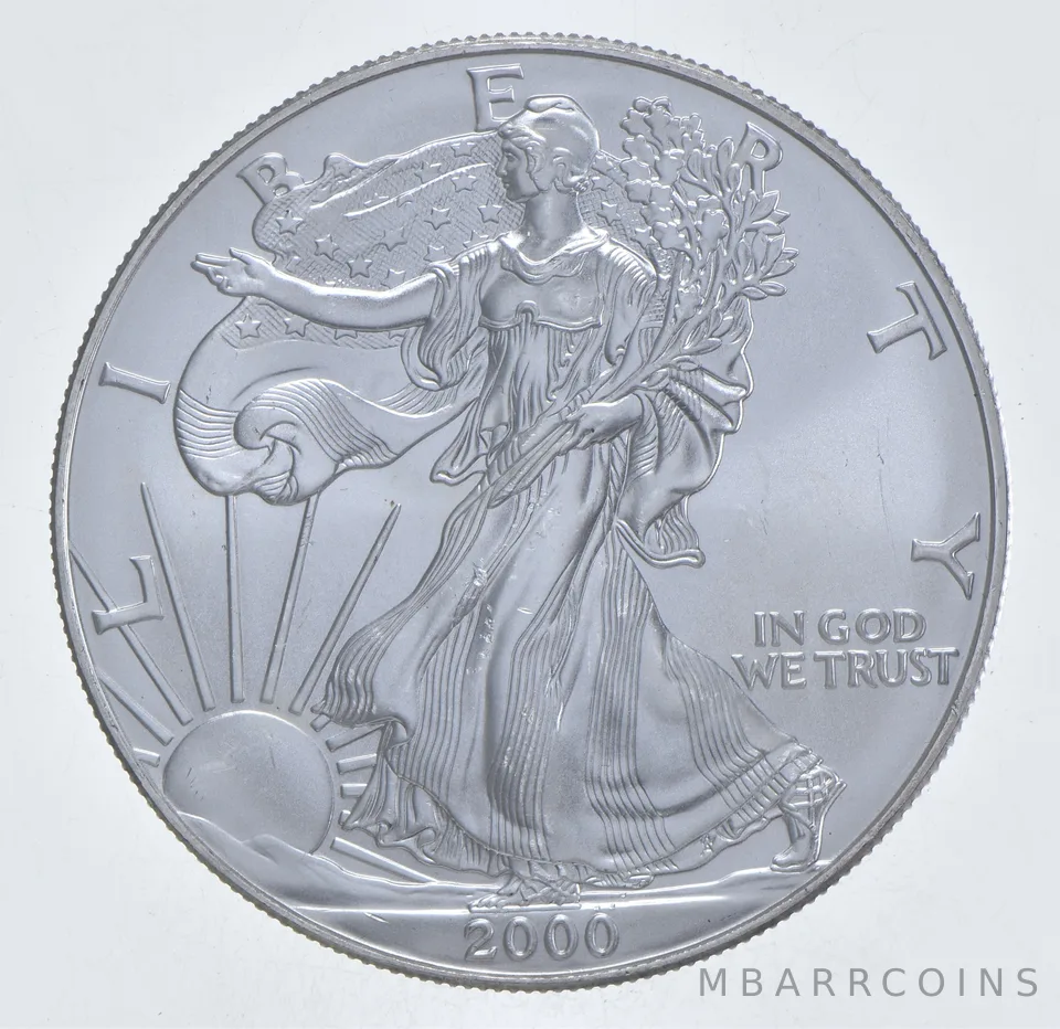 Better Date 2000 American Silver Eagle 1 Troy Oz .999 Fine Silver *373