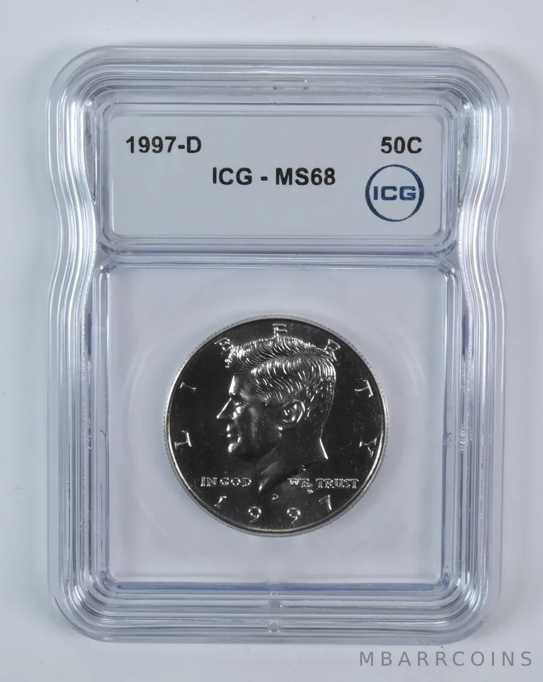 1997-D Kennedy Half Dollar MS68 ICG
