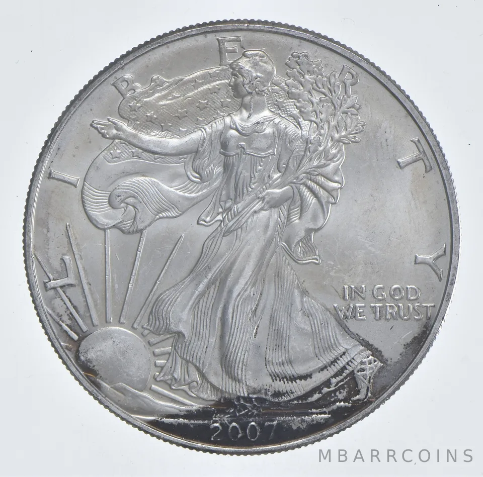 Better Date 2007 American Silver Eagle 1 Troy Oz .999 Fine Silver *538