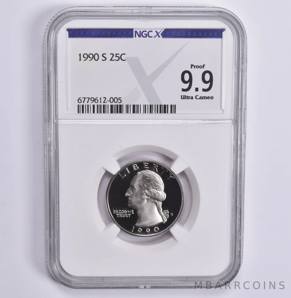1990-S Washington Quarter Proof 9.9 UCAM NGC X NGCX