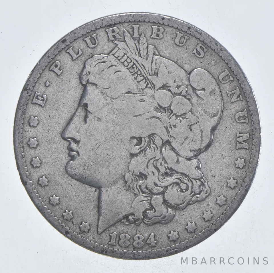 Early - 1884-O Morgan Silver Dollar - 90% US Coin *060