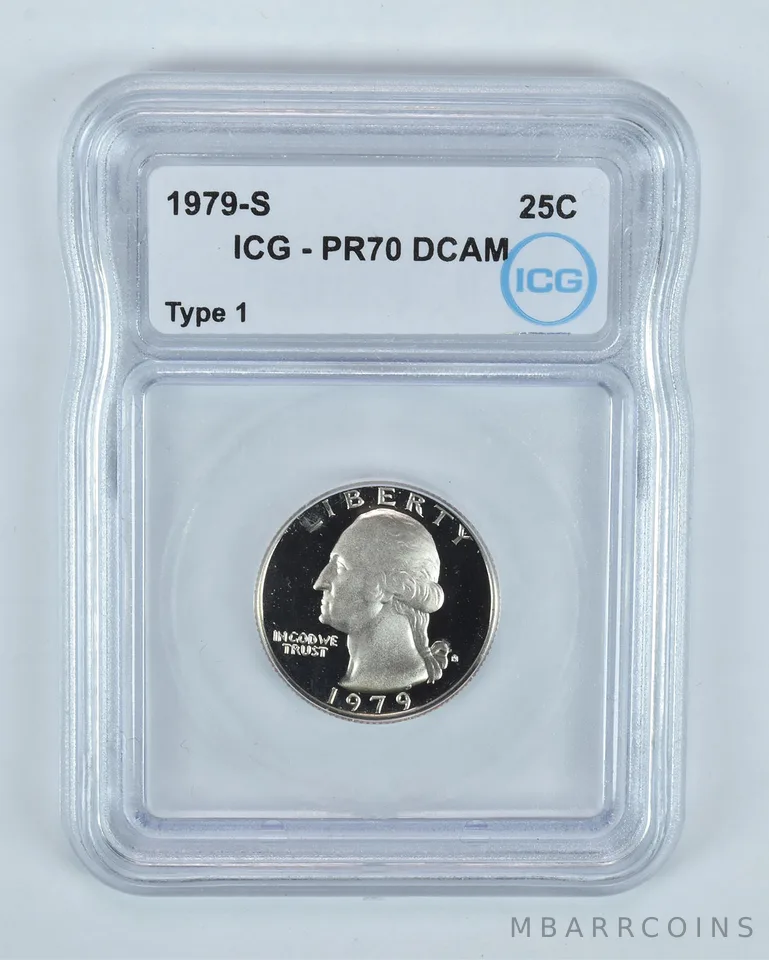 1979-S Washington Quarter Type 1 PR70 DCAM ICG
