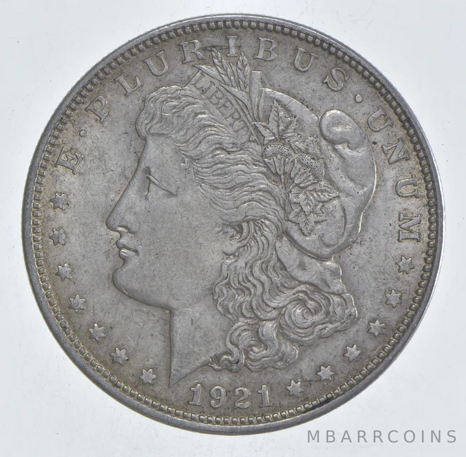 1921 Morgan Silver Dollar - Last Year Issue 90% $1 Bullion *501