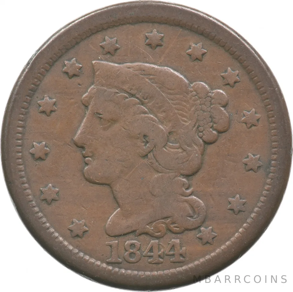 1844/81 Liberty Head Large Cent a4784