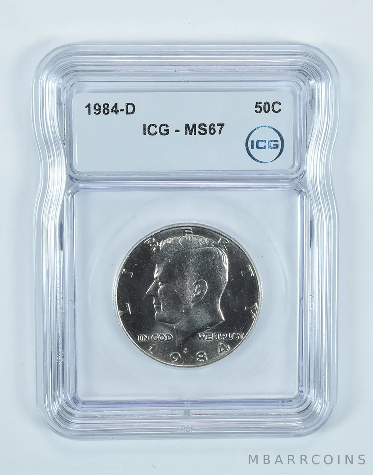 1984-D Kennedy Half Dollar MS67 ICG