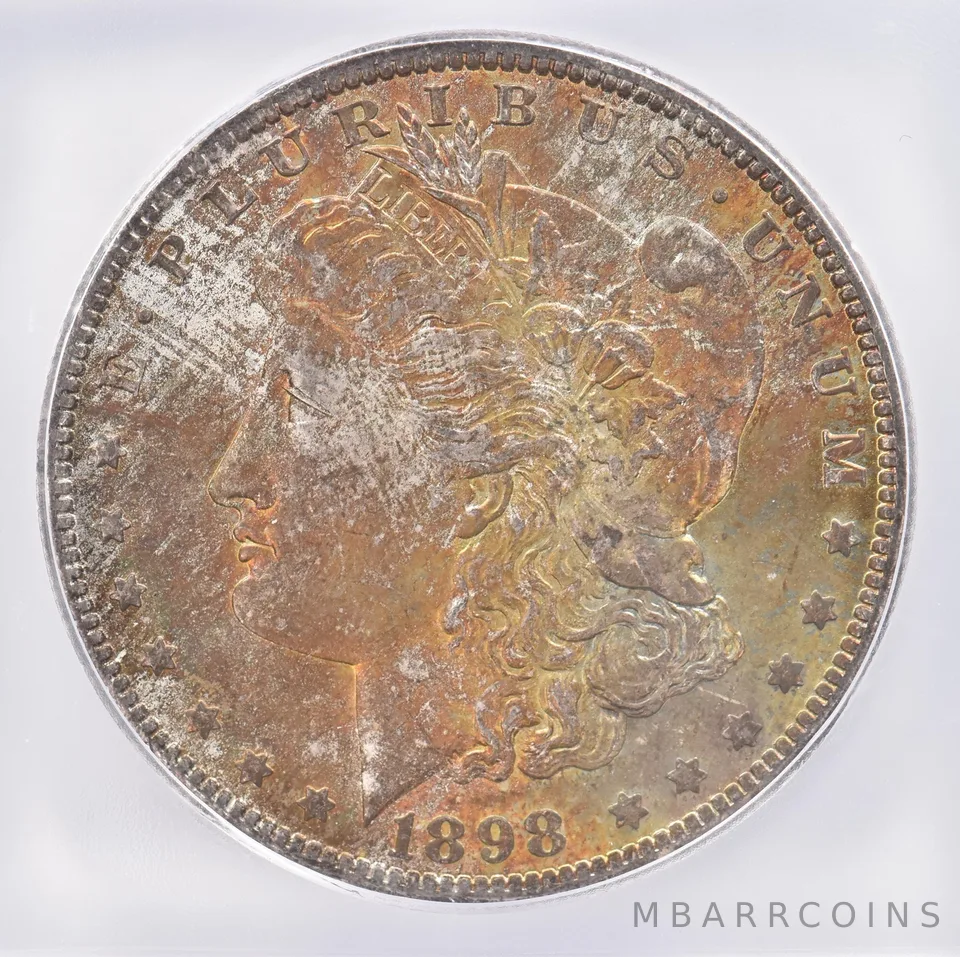 1898-O Morgan Silver Dollar MS65 ICG Beautiful Tone *0834