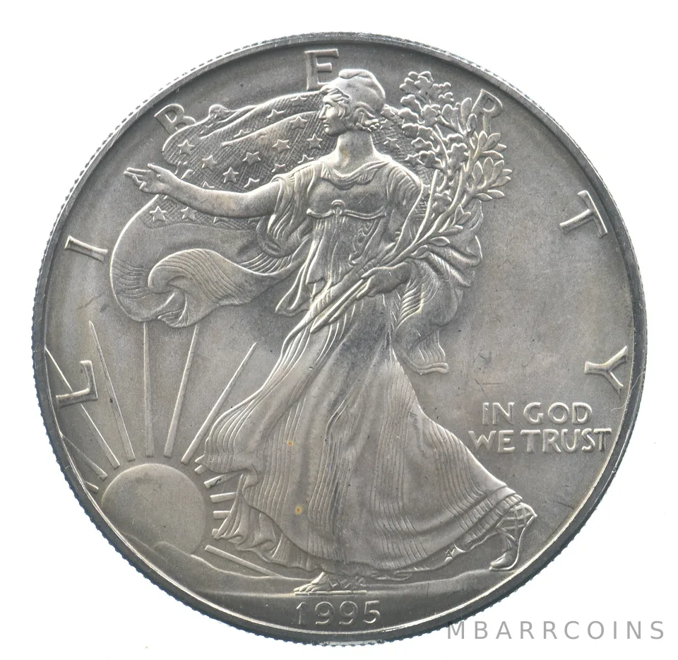 Better Date 1995 American Silver Eagle 1 Troy Oz .999 Fine Silver *572