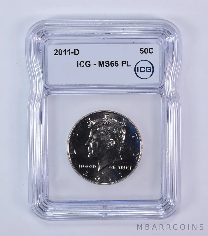 2011-D Kennedy Half Dollar MS66 PL ICG