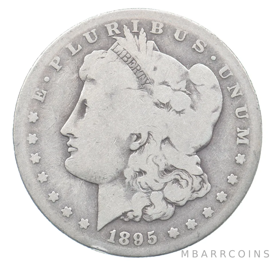 1895-S Morgan Silver Dollar a8665