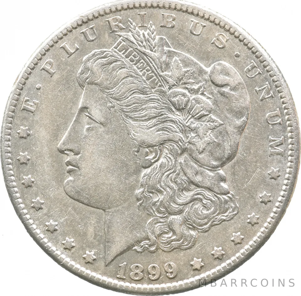 1899-S Morgan Silver Dollar a8097
