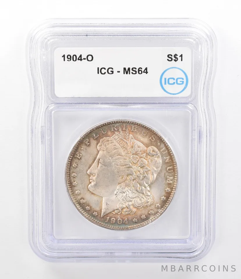 1904-O Morgan Silver Dollar MS64 ICG Beautiful Tone *9774