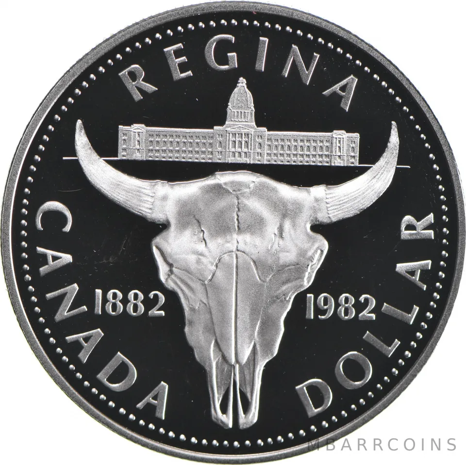 1982 Canada 50% Silver Canadian Silver Dollar - Regina Centennial
