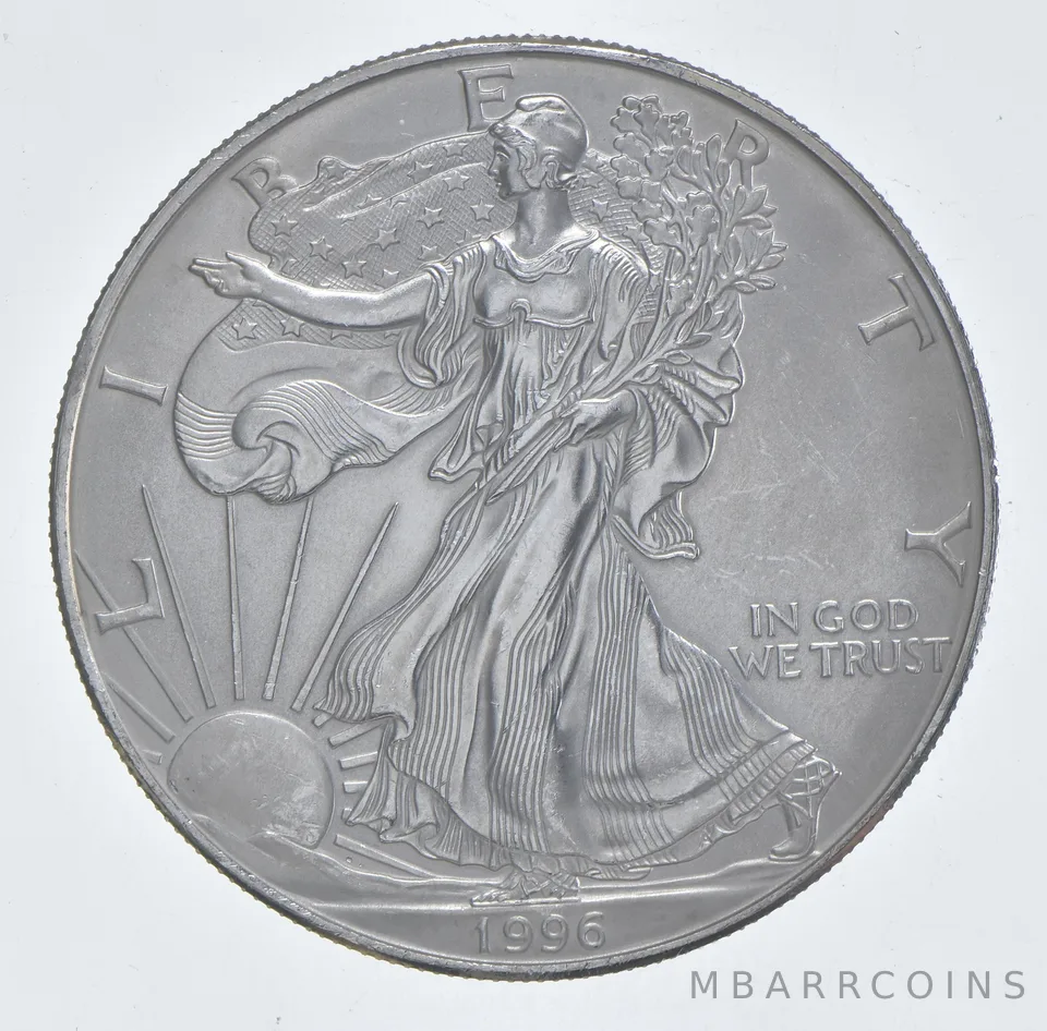 Better Date 1996 American Silver Eagle 1 Troy Oz .999 Fine Silver *128