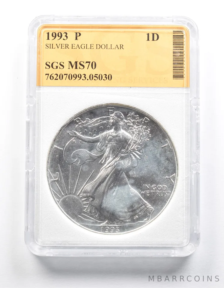 1993 American Silver Eagle a1239