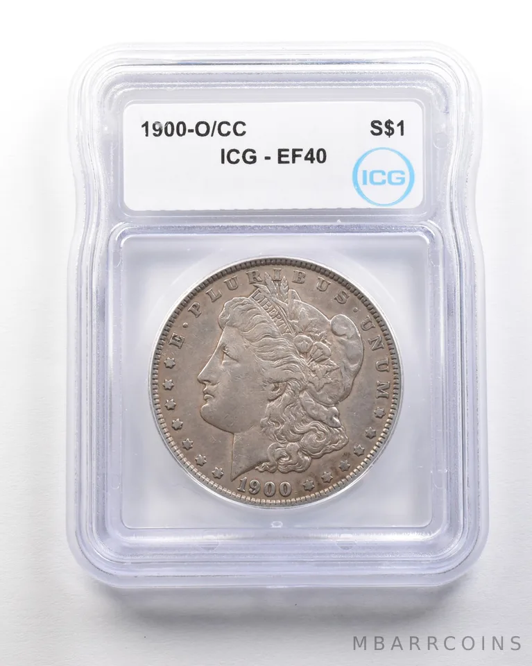 1900-O/CC Morgan Silver Dollar EF40 ICG *1664