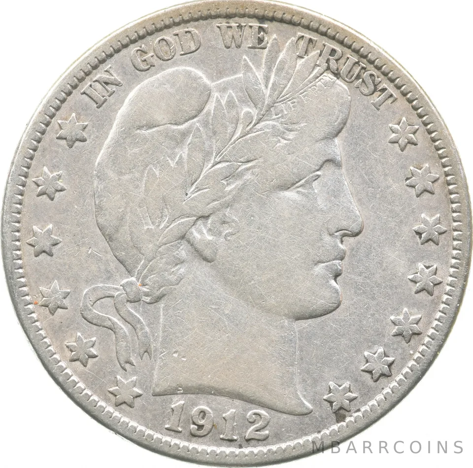 1912-D Barber Half Dollar a8154