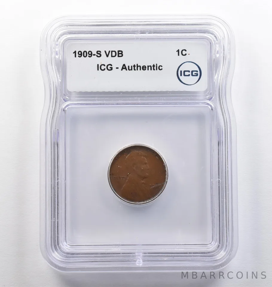 1909-S VDB Lincoln Wheat Cent Authentic ICG *4097