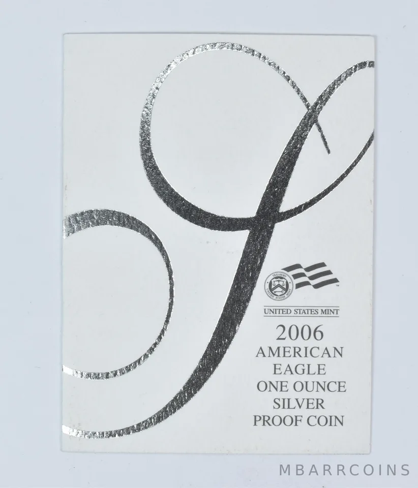 COA 2006-W American Silver Eagle Proof