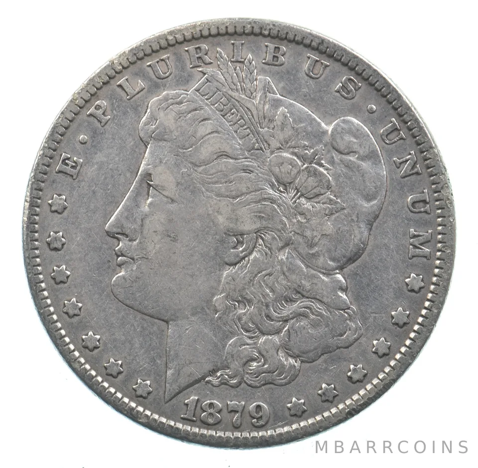 Early - 1879 Morgan Silver Dollar - 90% US Coin *647