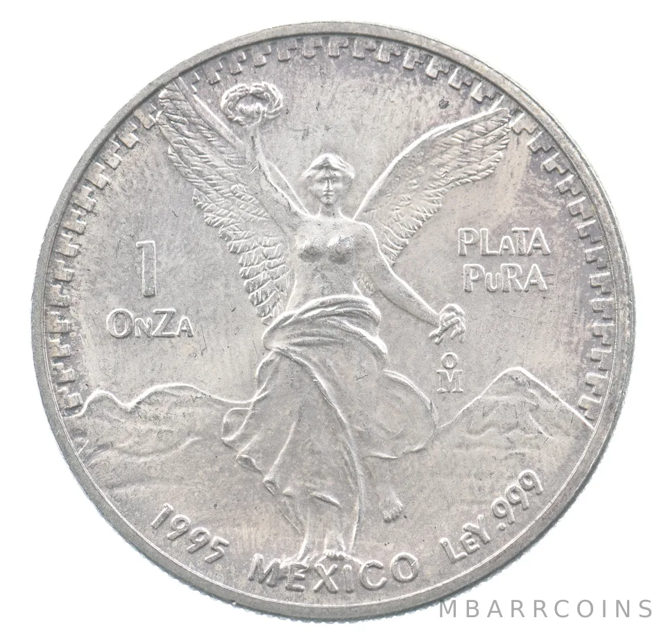 1995 Mo Mexico 1 Onza Silver Libertad *6685
