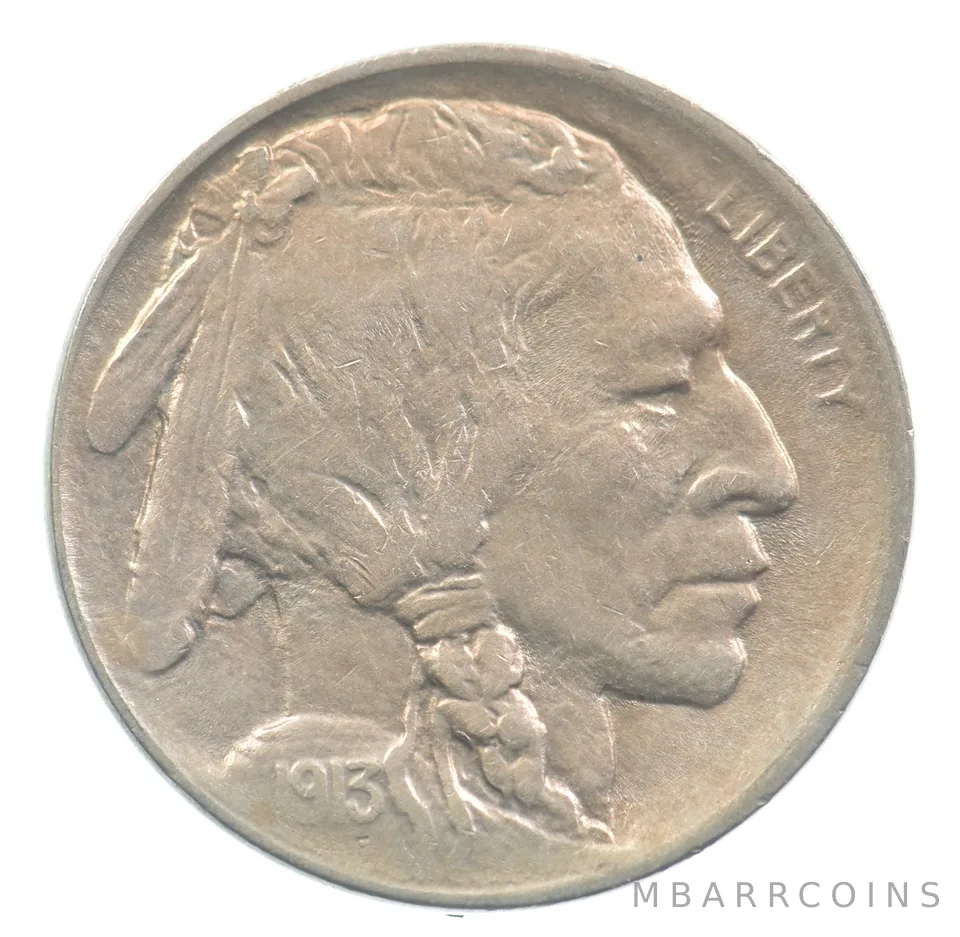 1913 Indian Head Buffalo Nickel Type 1 *0028