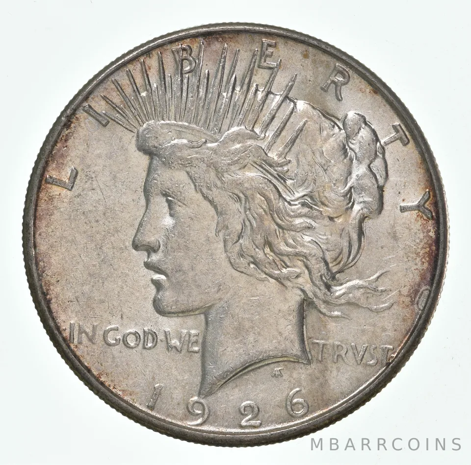 1926-S Peace Silver Dollar - Crusty Toned a2477