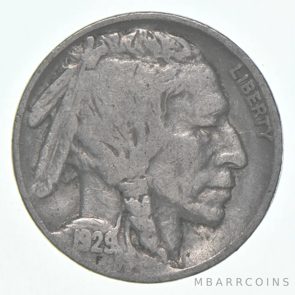 1929 (P) Indian Head Buffalo Nickel Average Circ