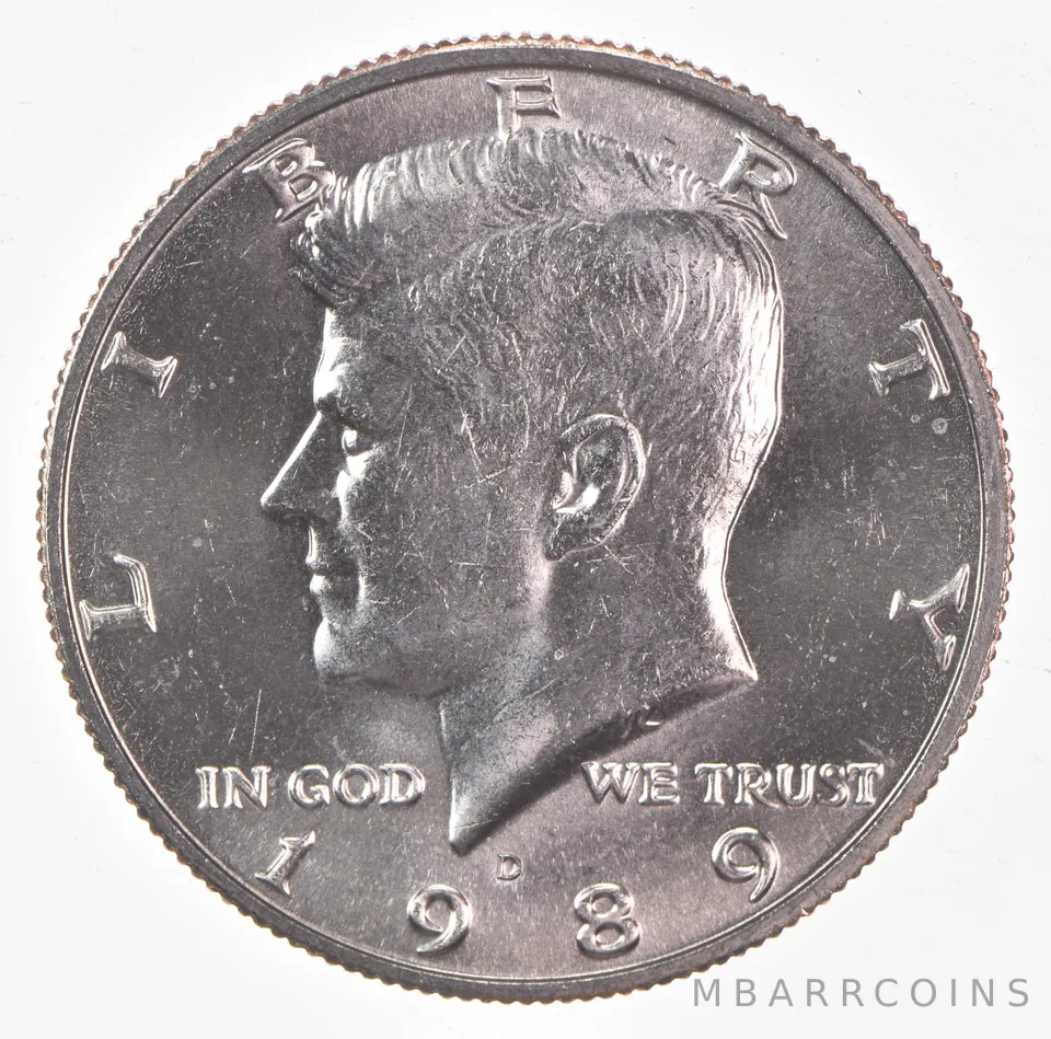 1989-D Kennedy Half Dollar Clad Unc