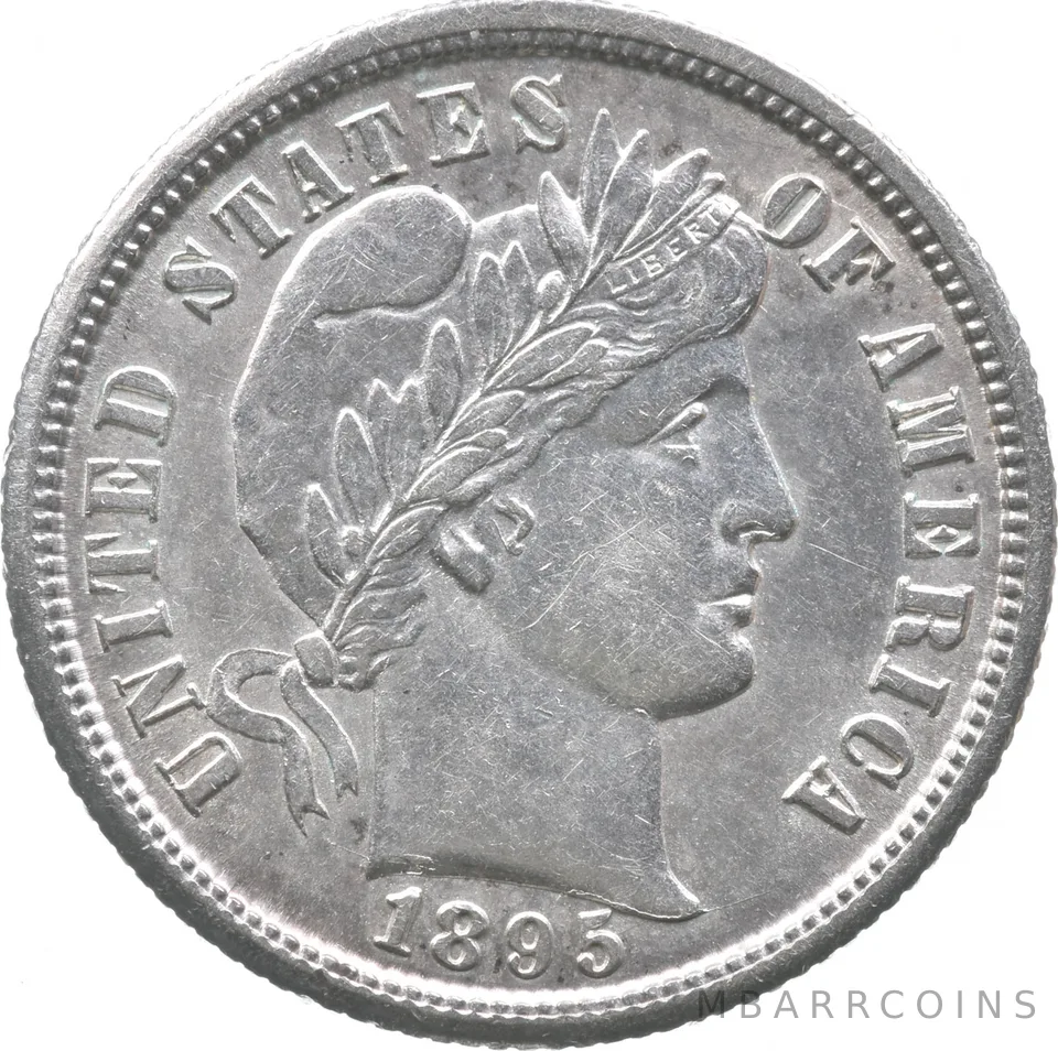 1895-S Barber Dime a9331