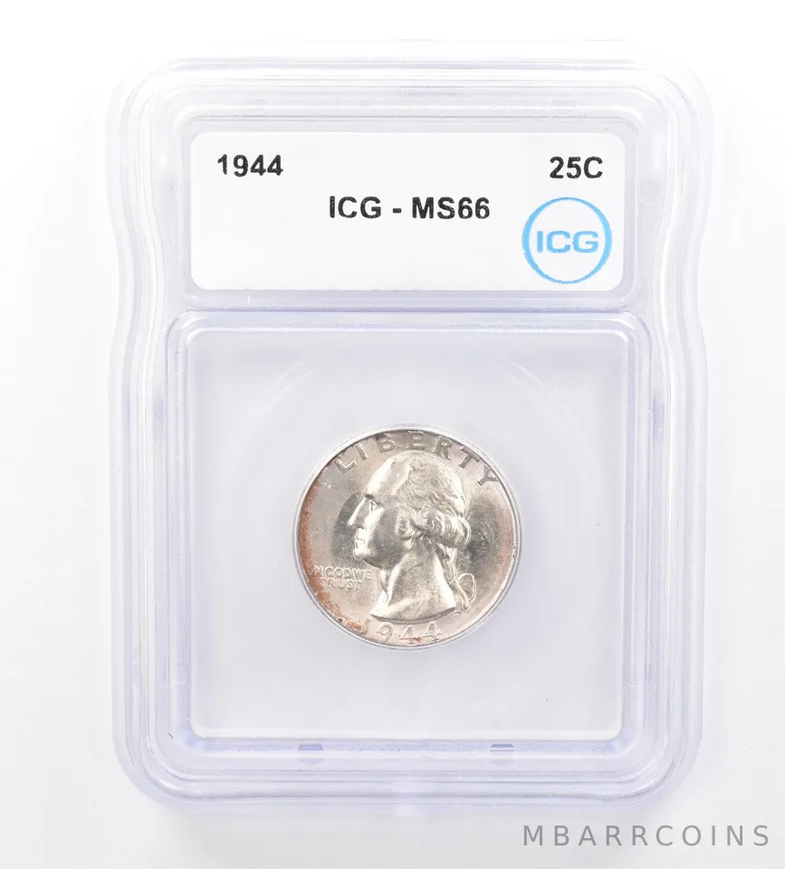 1944 Washington Quarter MS66 ICG *1652