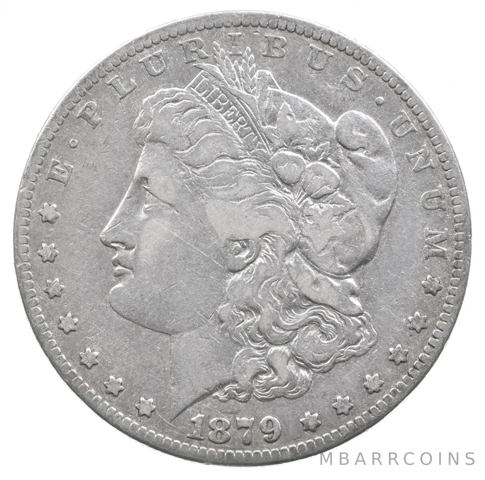 1879-S Reverse REV Of 78 1878 Morgan Silver Dollar a3047