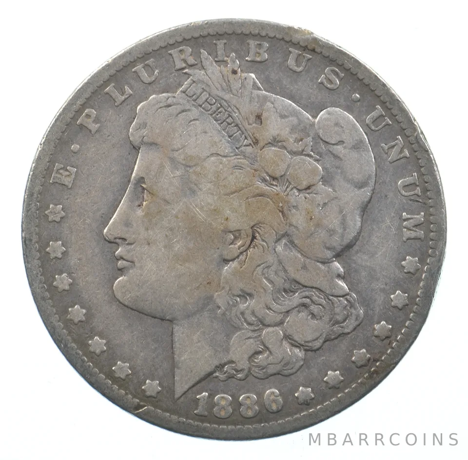 Early - 1886-O Morgan Silver Dollar - 90% US Coin *883