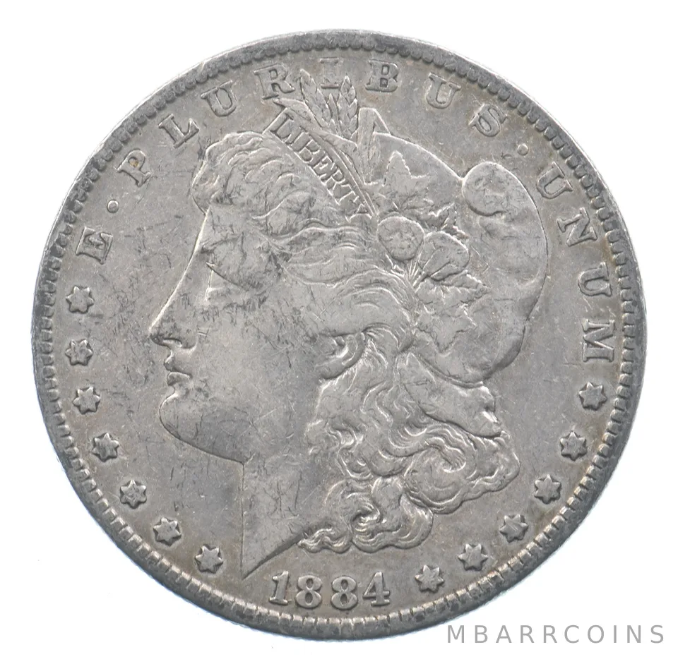 Early - 1884-O Morgan Silver Dollar - 90% US Coin *986