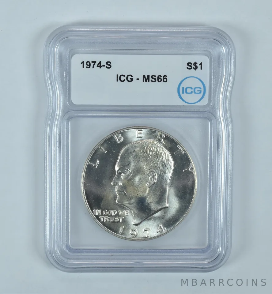 1974-S Eisenhower $1 MS66 ICG